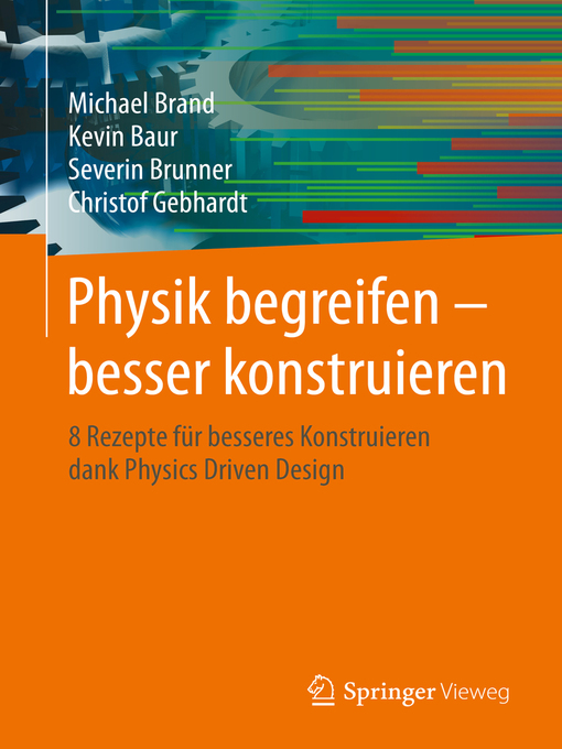 Title details for Physik begreifen – besser konstruieren by Michael Brand - Available